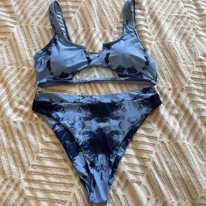 Blue Tie Dye Bikini
